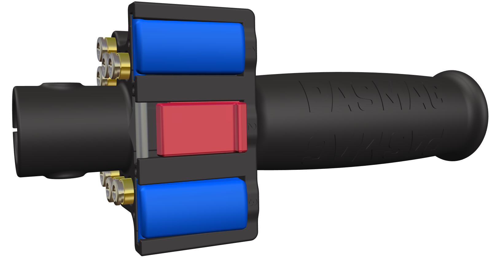 PASMAG Easygrip pneumatischer Handgriff mit drei ergonomischen Taster auf der Vorderseite